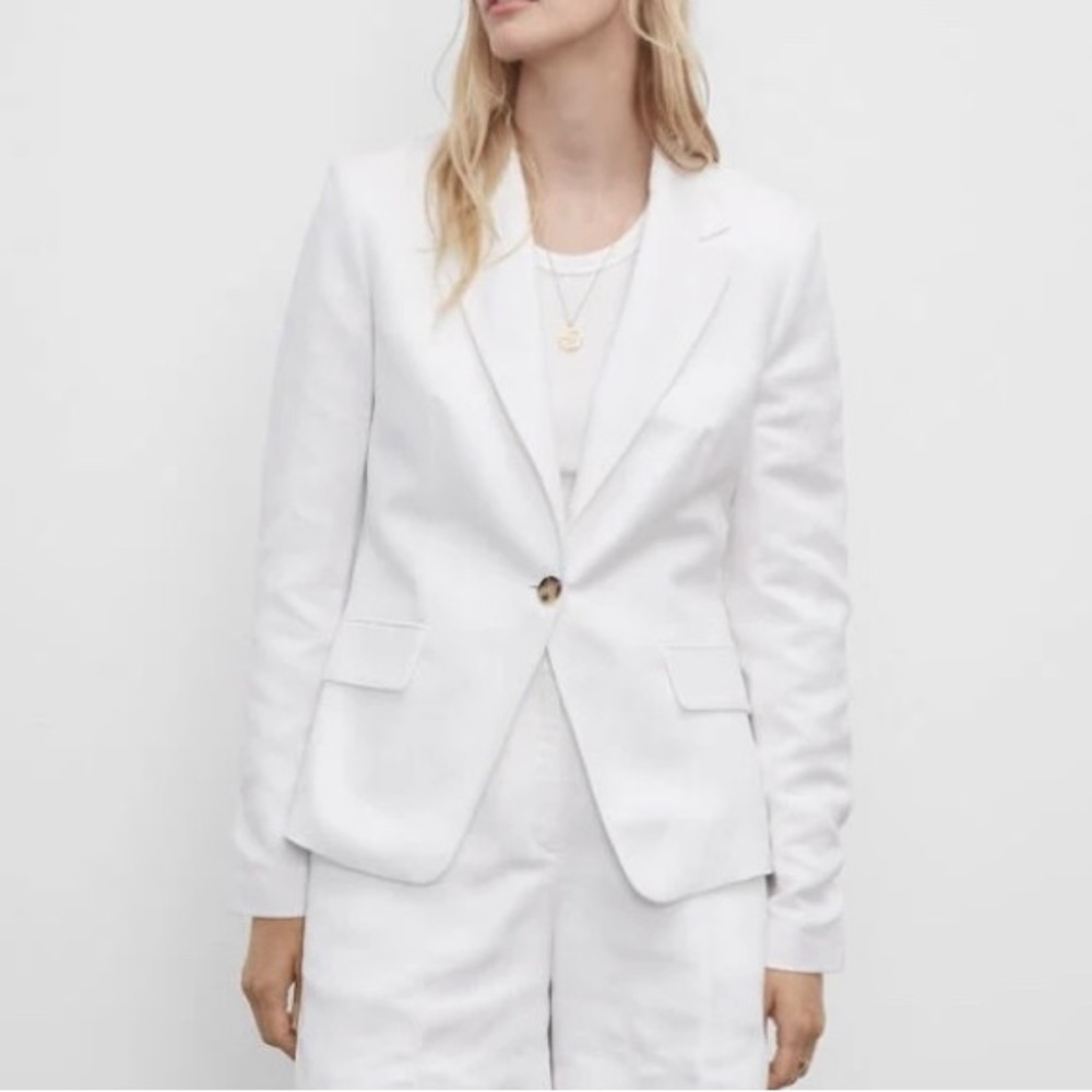 CLUB MONACO Classic Linen Blazer
